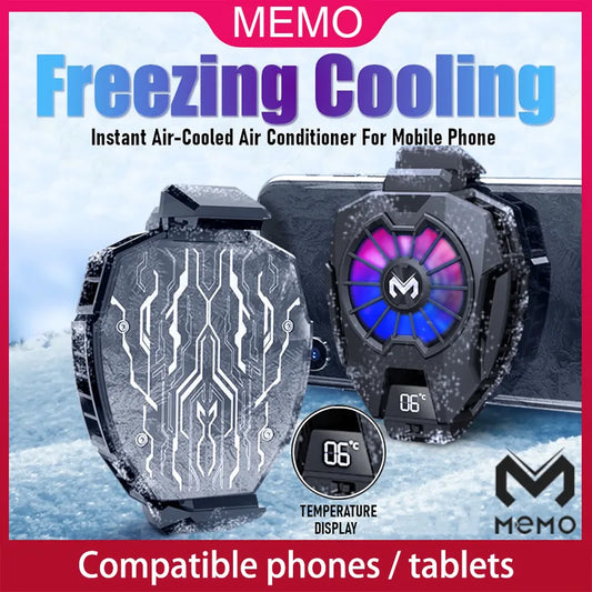 MEMO DL05 DL06 FL05 Mobile Phone Cooler Cooling Fan Radiator For PUBG Phone Cooler System Cool Heat Sink For Cellphones Tablets